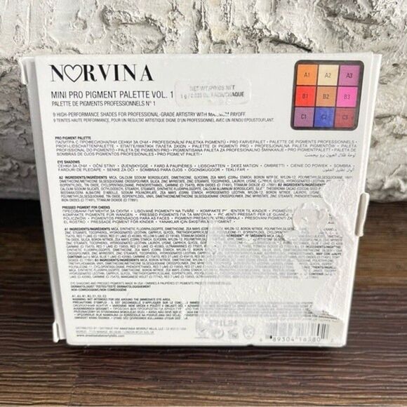 Anastasia Beverly Hills Mini NORVINA Pro Pigment Vol. 1 Palette New in Box - Picture 2 of 6